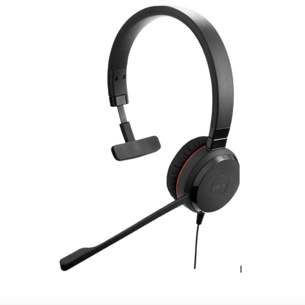 Jabra Evolve 30 II Wired Mono Headset with Microphone (ENC060) EUC